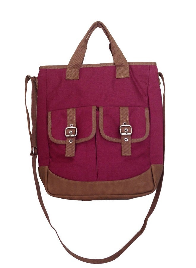 Crossbody North South Leakproof Insulated Bag (Burgundy)