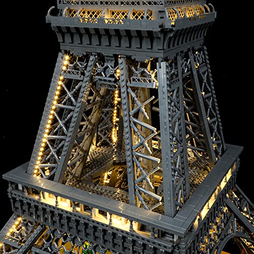 BRIKSMAX Led Lighting Kit for LEGO-10307 Eiffel Tower - Compatible with Lego Architecture Building Blocks Model- Not Include Lego Set - Image 5