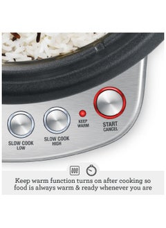 Sage The Risotto Plus - Multi Cooker with Stir Free Risotto, Brushed Stainless Steel - UAE Version, 2 Year Manufacturer Warranty  - Image 4