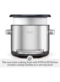 Sage The Risotto Plus - Multi Cooker with Stir Free Risotto, Brushed Stainless Steel - UAE Version, 2 Year Manufacturer Warranty  - Image 5