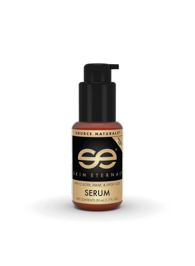 Source Naturals Skin Eternal Serum - Moisturizing Lotion With C-Ester, Dmae, & Liopic Acid- 1.7 Fluid Oz - Image 1