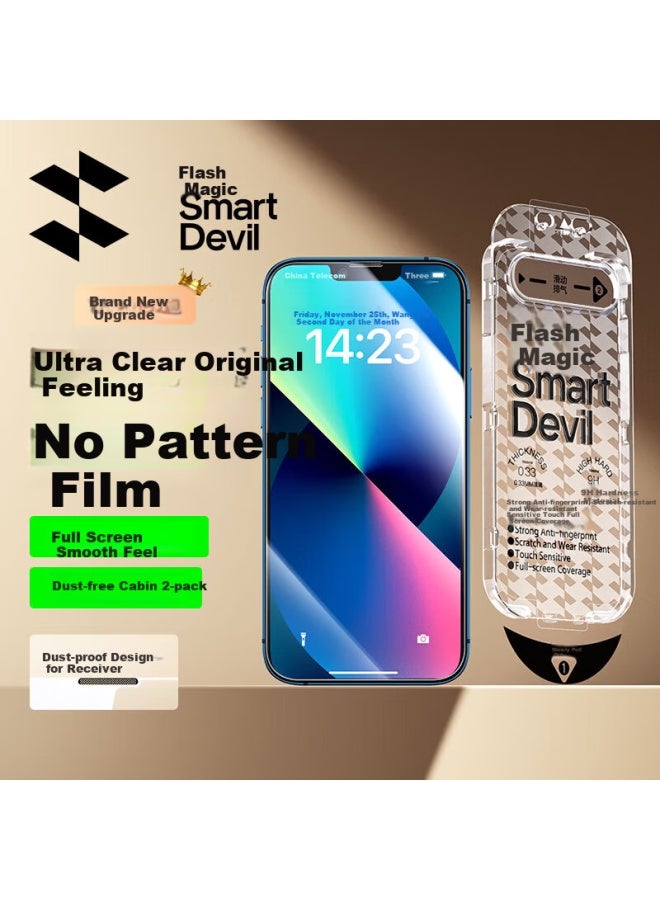Smartdevil Tempered Glass Screen Protector For Iphone 14 Plus/13 Pro Max, High-definition Anti-explosion Anti-fingerprint Protective Film, Easy Installation Dust-free Installation, 2 Pieces - Image 1