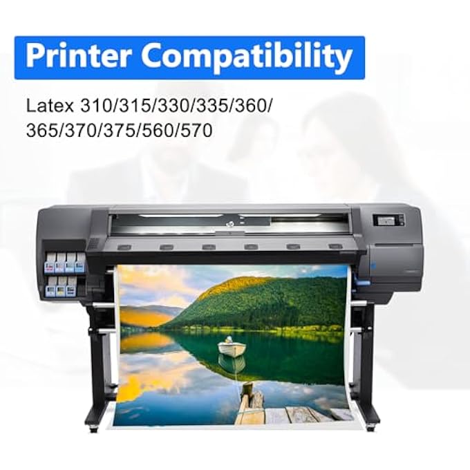 831 YELLOW INK CARTRIDGES REPLACEMENT FOR 831 INK CARTRIDGES HIGH PERFORMANCE WORK FOR LATEX 310 54IN. 330 64IN. 360 64IN. 370 64IN. 570 64IN. PRINTERSYELLOW - Image 2