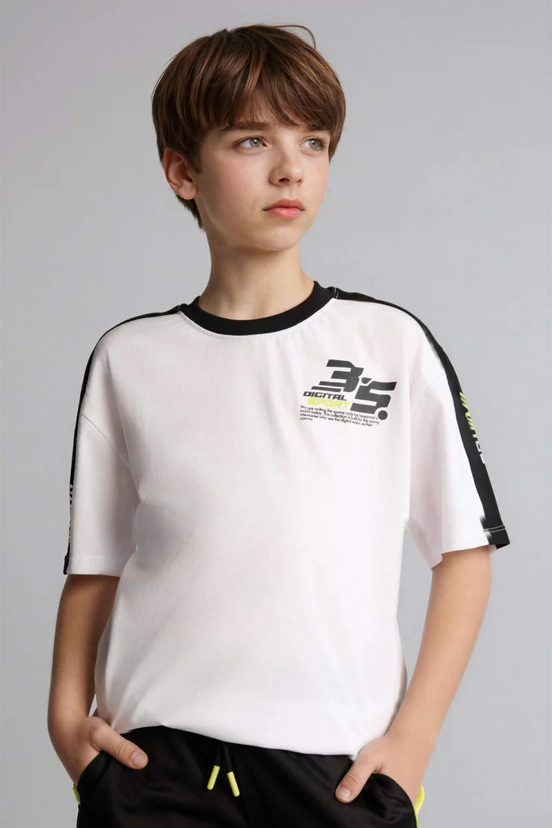 ديفاكتو Boy Oversize Fit Short Sleeve T-Shirt