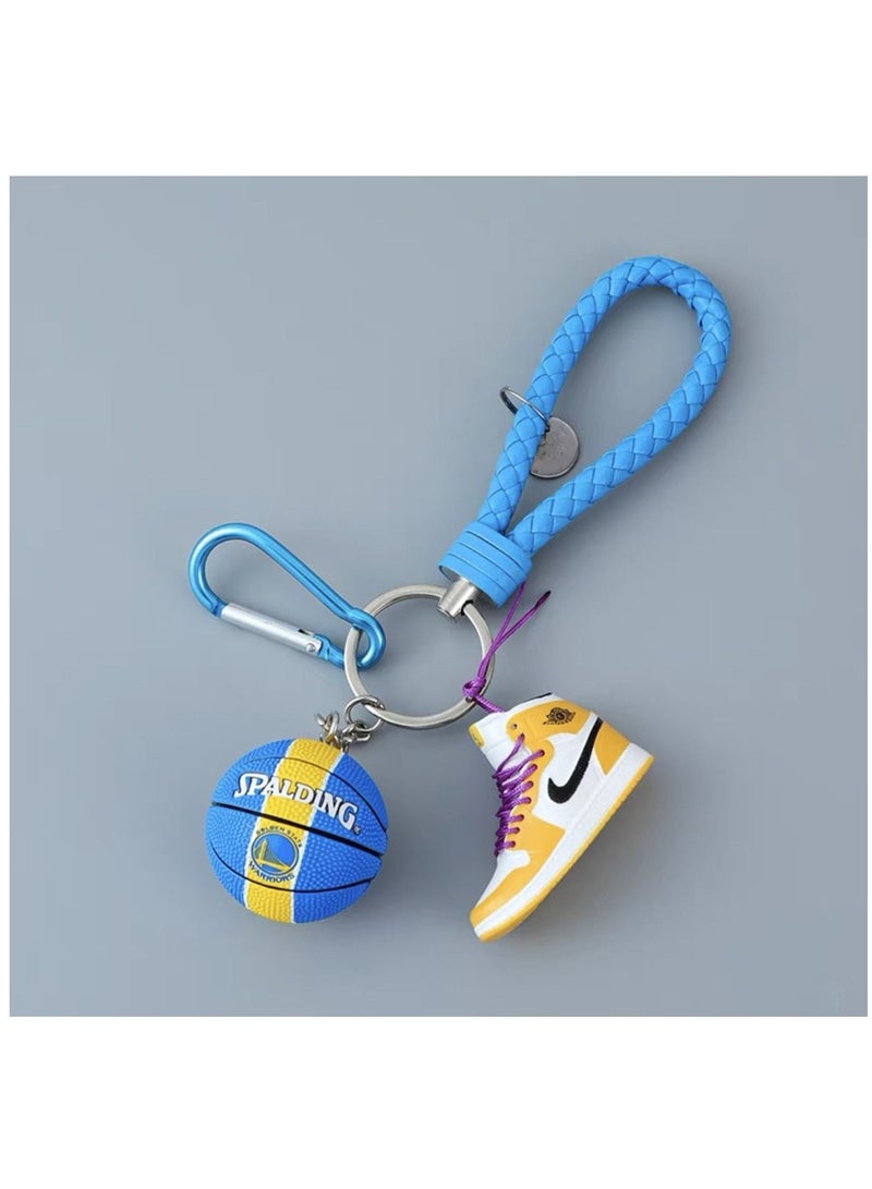 keychain mini basketball shoes package pendant gift JZ