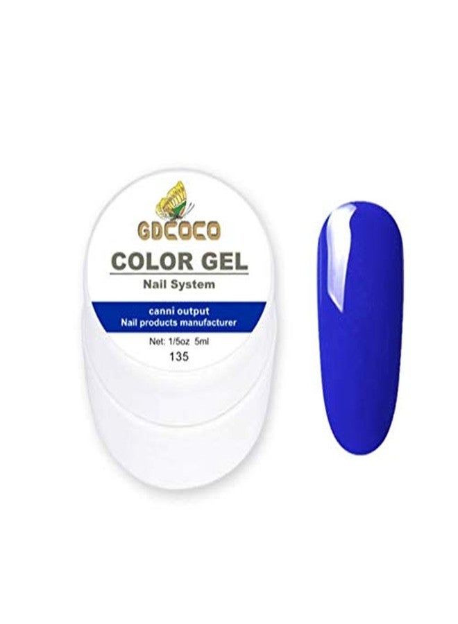 GDCOCO 5ml nail UV Gel soak off UV LED Nail Art Pure Color Gel paint color UV gel polish (GD-CG-5ml-135) - Image 2