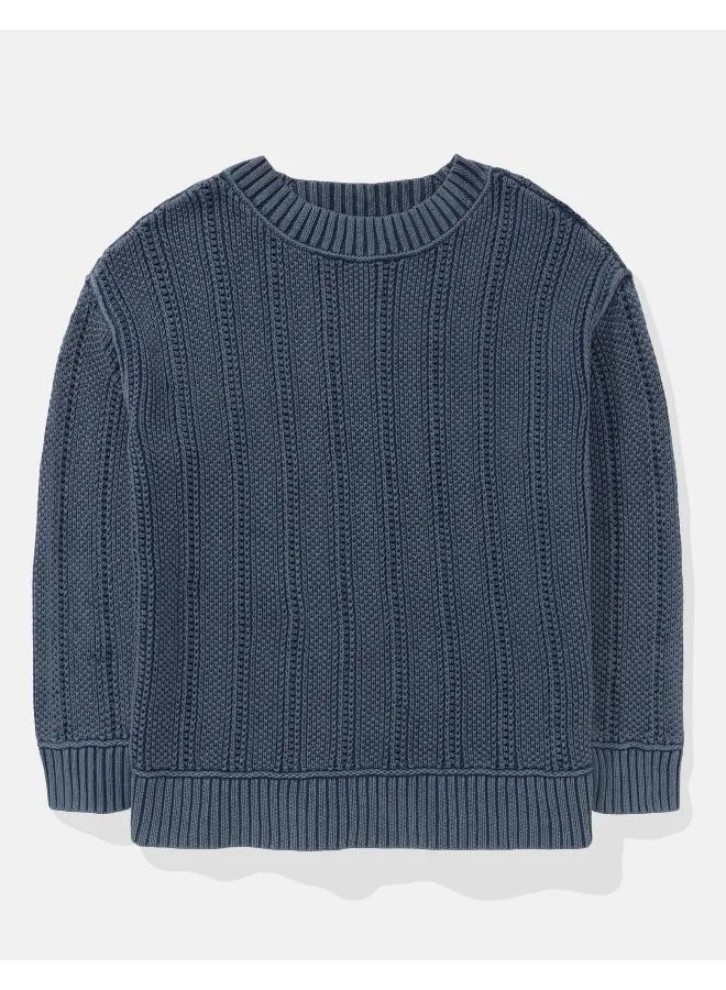 American Eagle AE Oversized Crew Neck Sweater