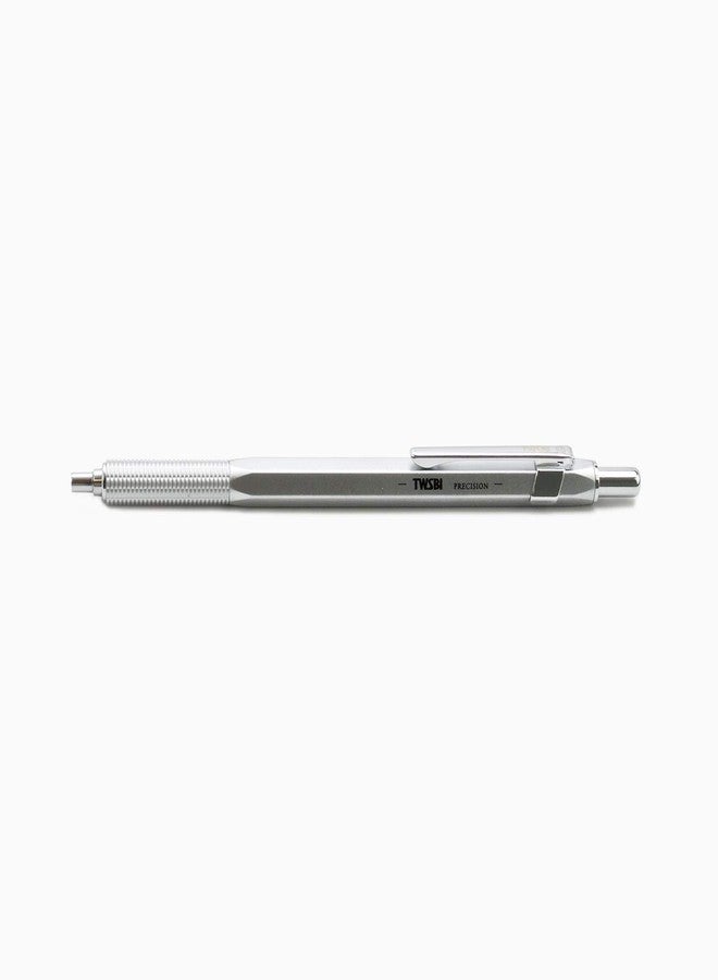 TWSBI Precision Ball Point Pen Silver 1.0mm - Image 1