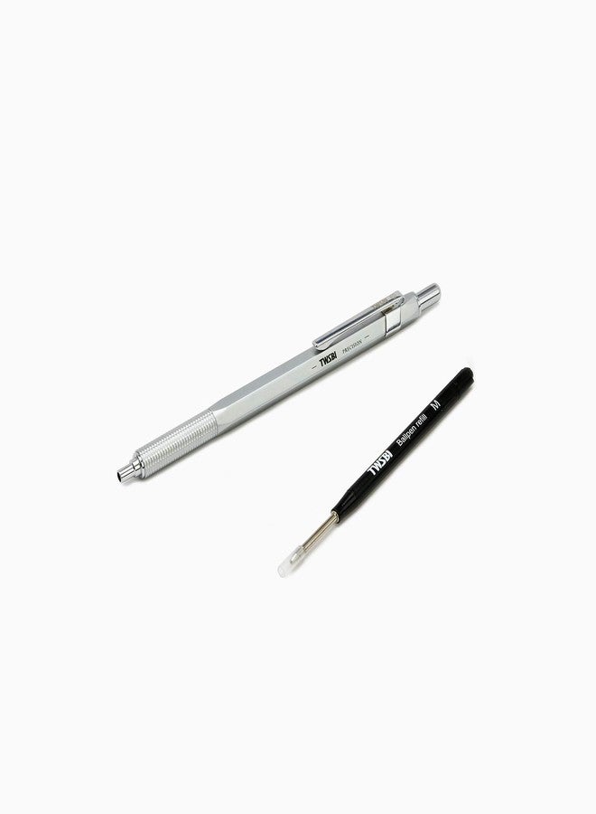 TWSBI Precision Ball Point Pen Silver 1.0mm - Image 3