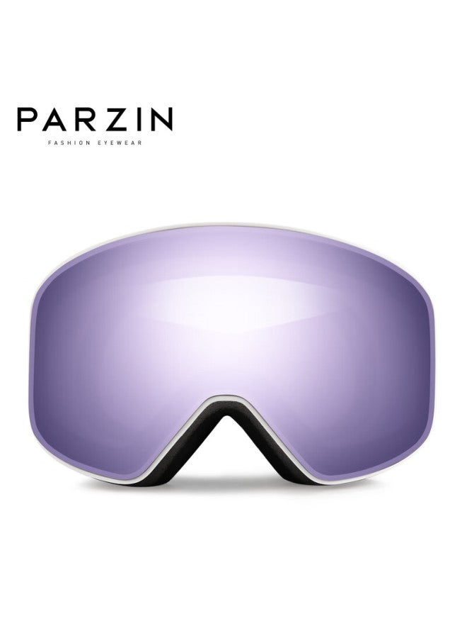 Parzin Double-layer Anti-fog Ski Goggles Uni Hd Wide View Outdoor Uv Protection Eyewear Skg06 - Image 2