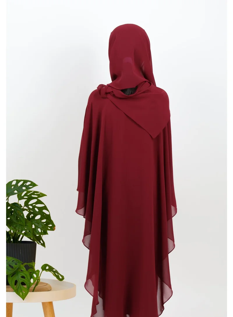 JAMEELA  Mariam 2-in-1 Layered Chiffon Abaya Set for Women | Best Price UAE