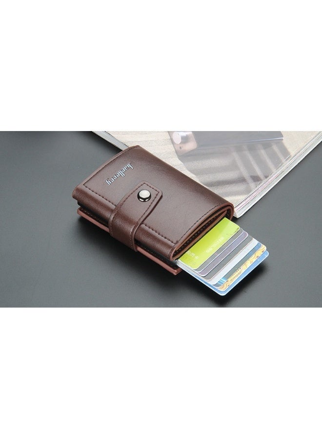 baellerry Men's Card Bag Anti-degaussing Aluminum Box Advanced Sense Multi-function Card Clip Multi-card Card Sleeve  - Image 2