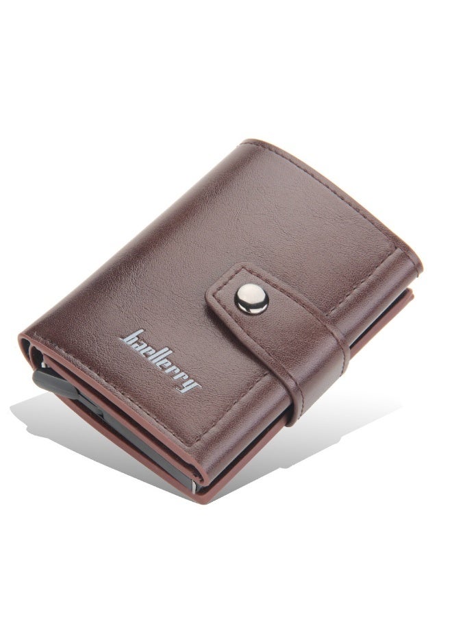 baellerry Men's Card Bag Anti-degaussing Aluminum Box Advanced Sense Multi-function Card Clip Multi-card Card Sleeve  - Image 1