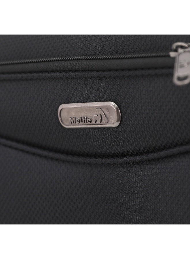 MELIFE 4 Piece Soft Luggage Set | 20", 24", 28", 32" | Lightweight Travel Trolley Bags | 360° Spinner Wheels - Image 3