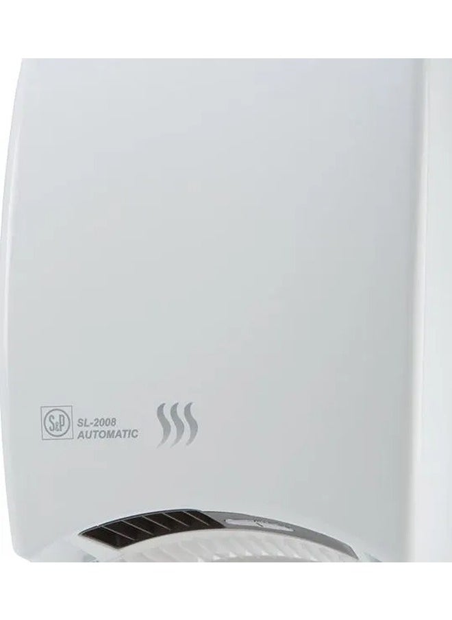 أس بي - مجفف يدين بتدفق هواء 1875 م3/ساعة اوتوماتيكي لون سيلفر SL-2008 SILVER - Image 1