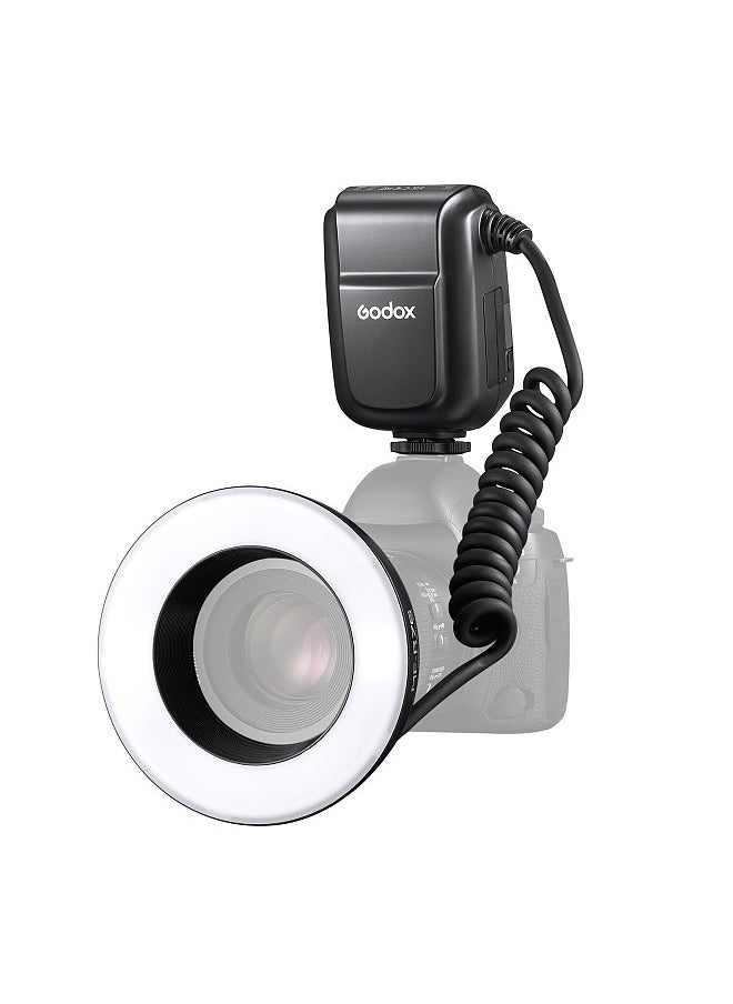 Godox - Godox MF-R76 Universal Macro Ring Flash Light GN14 10 Levels Adjustable Brightness with 8pcs Adapter Ring Large Capacity Battery Replacement - Image 1