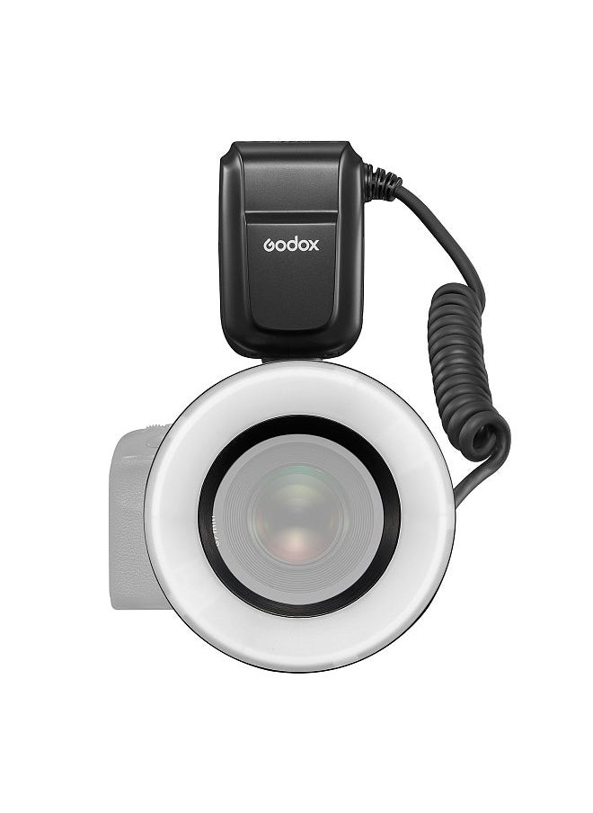 Godox - Godox MF-R76 Universal Macro Ring Flash Light GN14 10 Levels Adjustable Brightness with 8pcs Adapter Ring Large Capacity Battery Replacement - Image 1