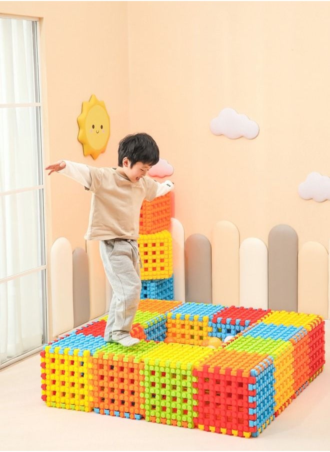 JSAITOYS - Kindergarten Playground Extra-Large Square Building Blocks Plastic Early Education Children'S Puzzle Assembly And Building Large Toys - Image 1
