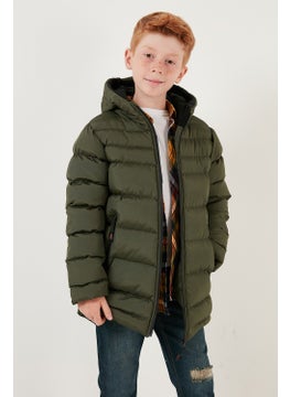 Lela Zippered Pocket Hooded Puffer Coat Boys' Coat 6492324  - Image 1