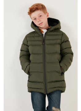 Lela Zippered Pocket Hooded Puffer Coat Boys' Coat 6492324  - Image 2