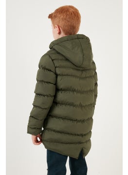 Lela Zippered Pocket Hooded Puffer Coat Boys' Coat 6492324  - Image 5