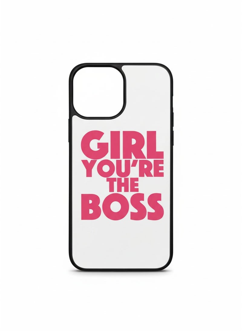 LOUD UNIVERSE فتاة أنتِ المديرة حافظة هاتف بتصميم مطبوع