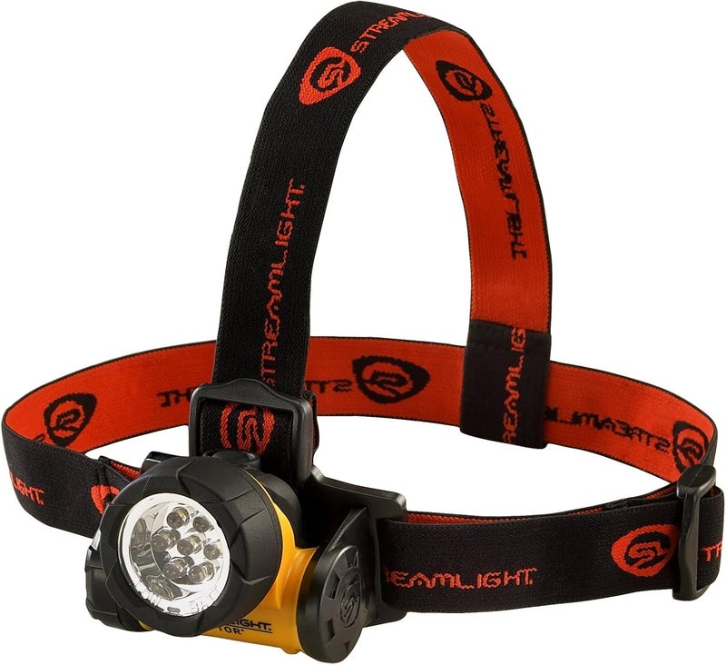 Streamlight مصباح الرأس LED ستريملايت 61052 سبتور - 120 لومن مع حزام قابل للتعديل، أصفر - Image 1