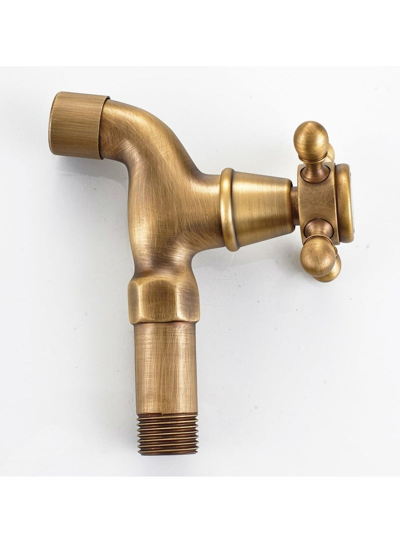 Oasisgalore Brass Bathroom Kitchen Faucet Water Tap Sink Faucet，Kitchen Water Tap Mop Pool Small Faucet - Image 3