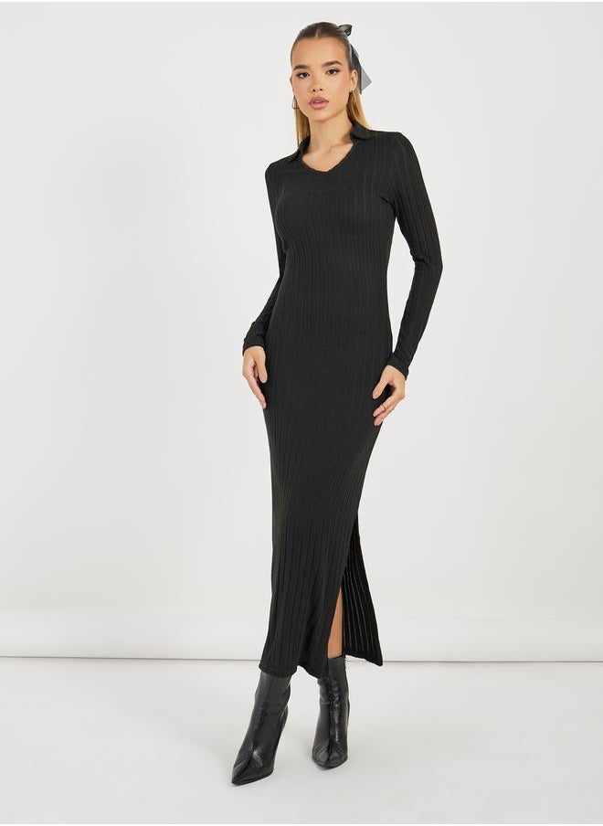 Styli Ribbed Maxi Dress  - Image 1