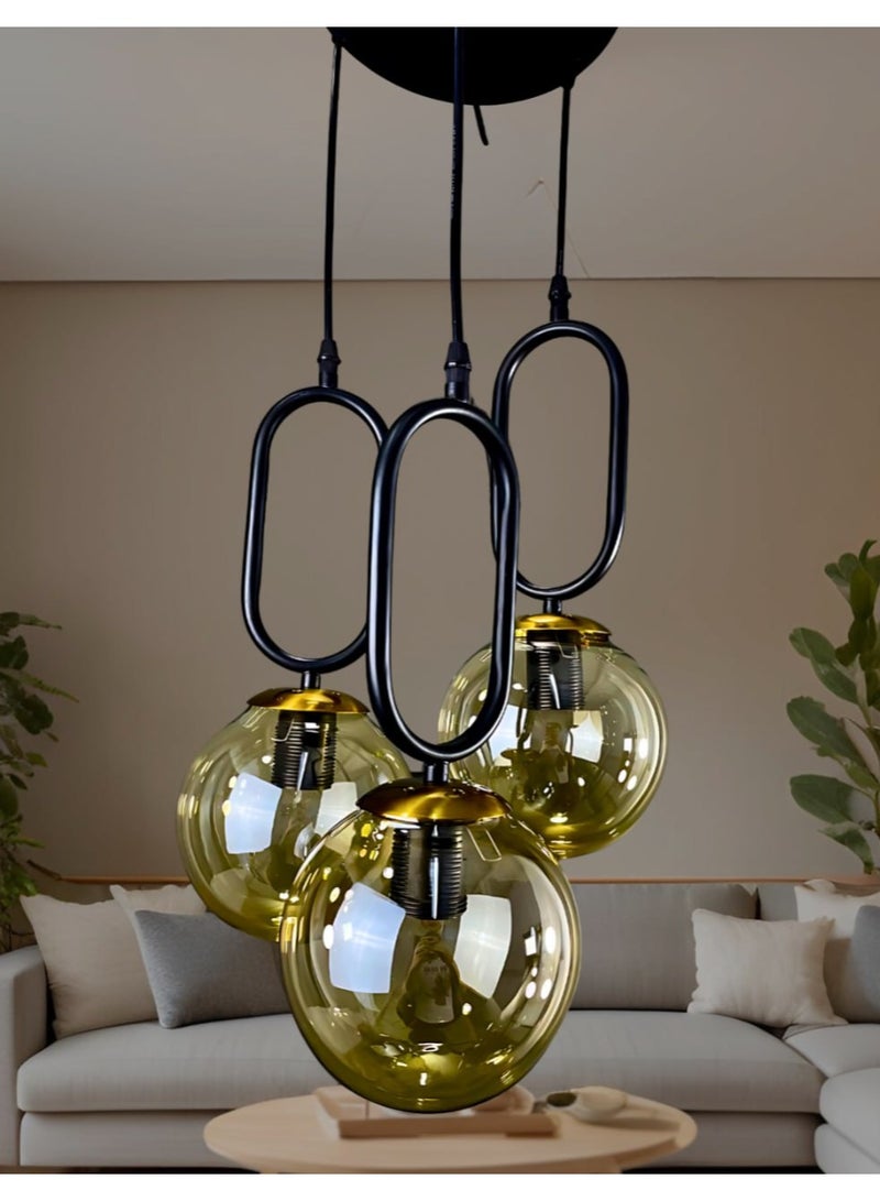 دلاية سقف ثلاثي مودرن معدن 3 لمبة عالي الجودة