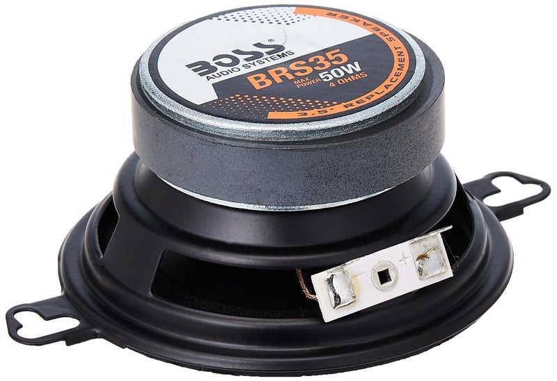 BOSS Audio Systems BRS35 3.5 Inch Replacement Car Door Speakers - 50 Watts Max, Sold Individually, Use With Stereo and Tweeters - Image 4