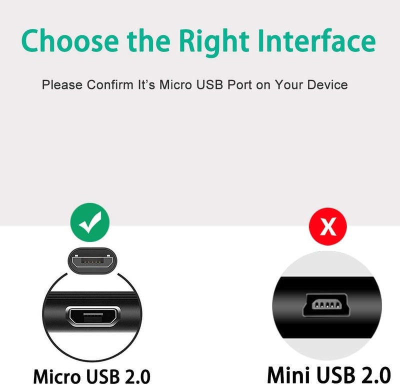 SCOVEE Replacement USB Charging Cable Power Cord for Bose QC20 SoundLink,Charger for Beats Powerbeats2 Studio 2.0 Headphones Earphones,Speaker,Mini 2,QuietComfort 35 Adapter - Image 2