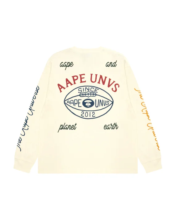 AAPE AAPEUNVS graphic long sleeve tee