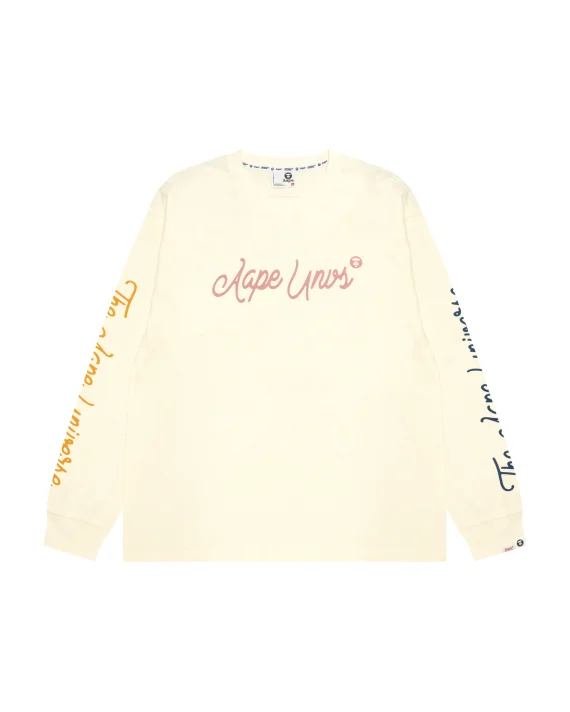 AAPE AAPEUNVS graphic long sleeve tee