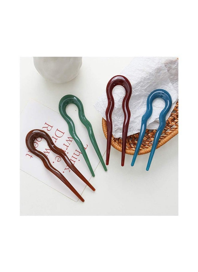 Muyixin - Hair Forks 5 inch French Hair Pin for Thick Long Hair Women Girls Buns, 7 Packs - Image 1