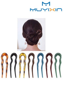 Hair Forks 5 inch French Hair Pin for Thick Long Hair Women Girls Buns, 7 Packs