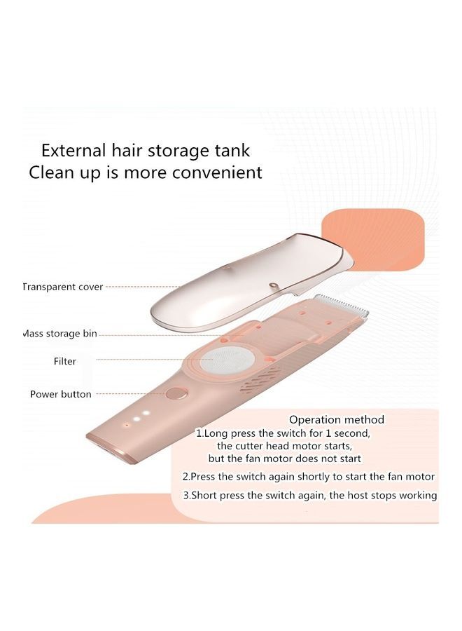 NIBEMINENT Baby Hair Suction Clipper White - Image 3
