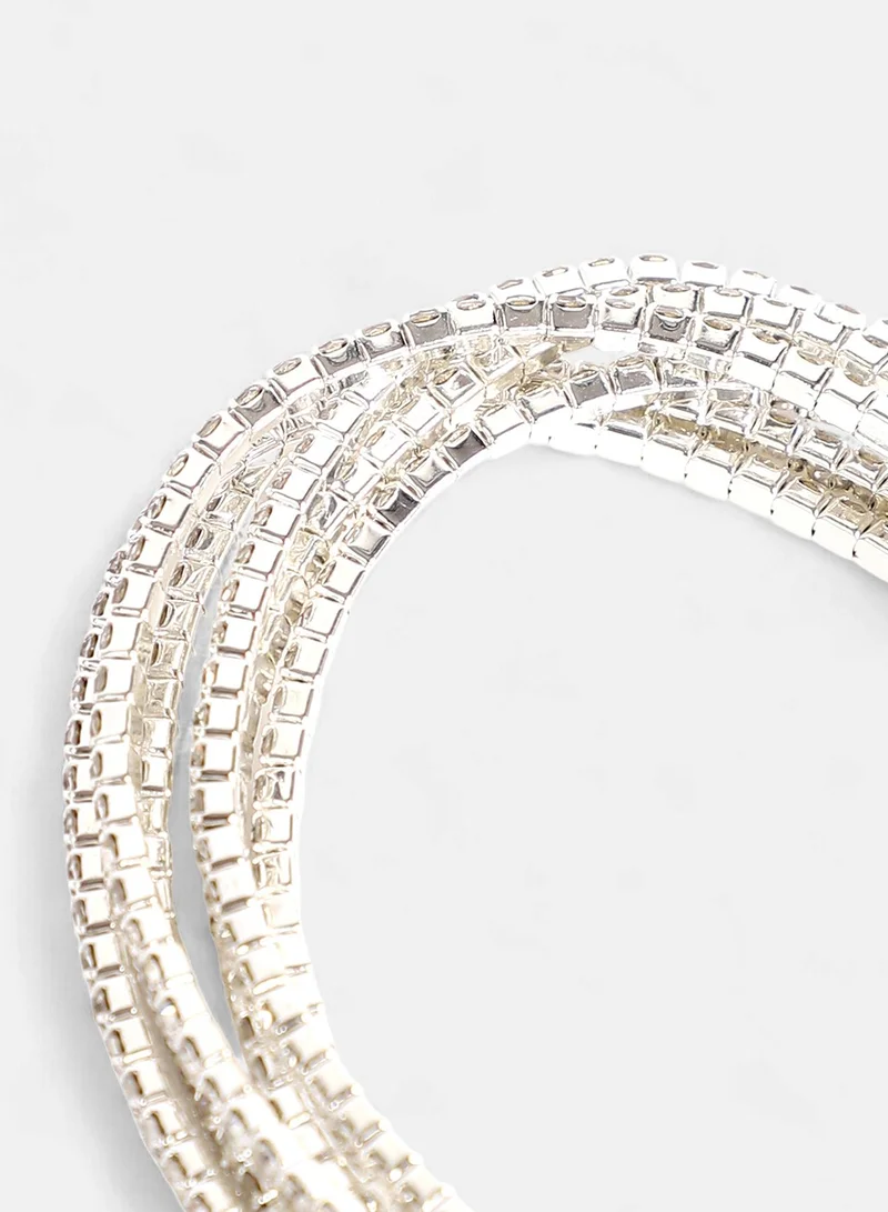 Sohi  Stones Studded Wraparound Artificial Bracelet Jewellery for Women | Best Price UAE