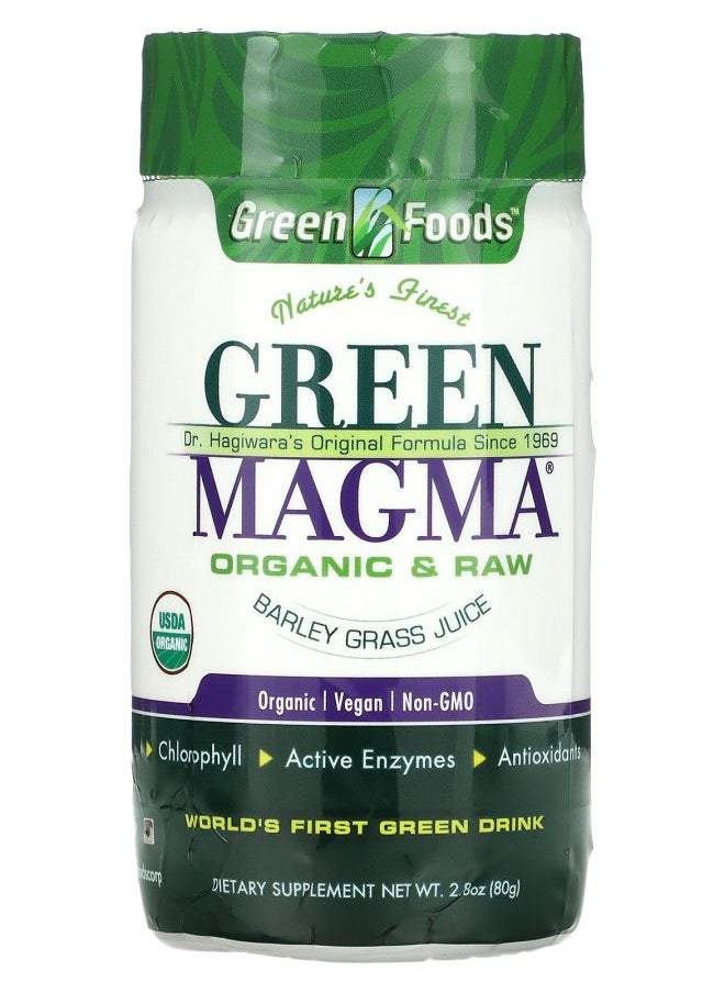 Green Foods Green Magma Barley Grass Juice Powder 2.8 oz (80 g) 