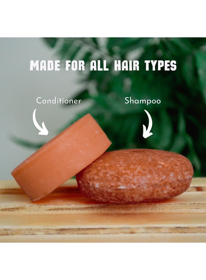 Clever Yoga Argan Oil Shampoo And Conditioner Bar For Hair Set. Solid Shampoo And Conditioner Travel. 100% Vegan Plastic Free Handmade In Usa. - Image 4