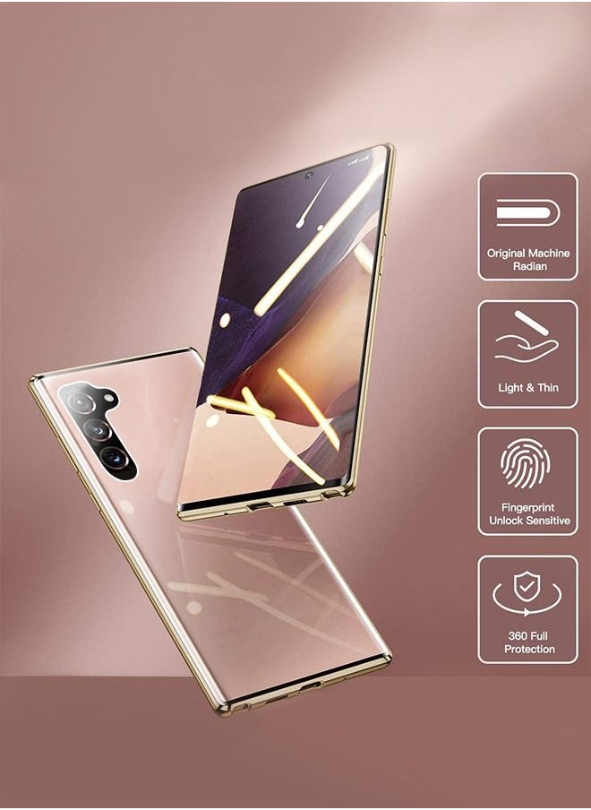 GROIC Magnetic Case for Samsung Galaxy S23 Plus 6.6", Double Sided HD Tempered Glass Fingerprint Unlock Super Magnetic Adsorption Metal Bumper Frame 360° Full Protective Phone Cover  - Image 5