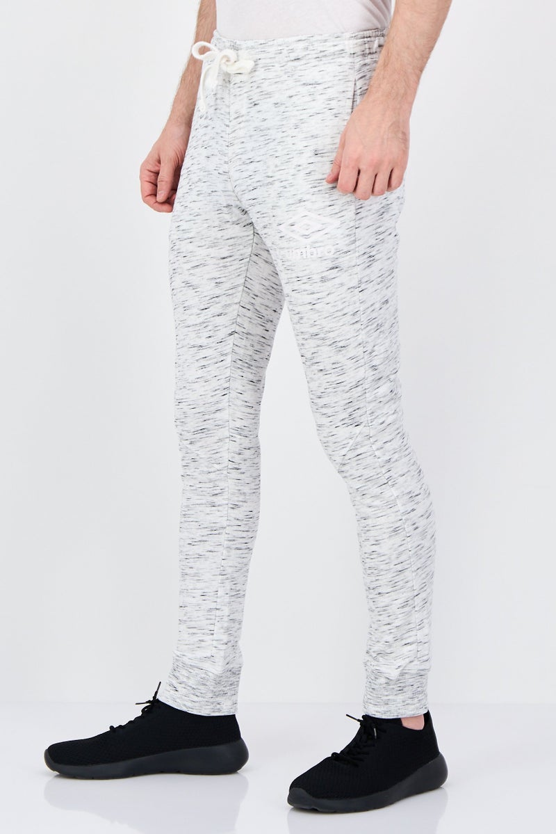 umbro Men Slim Fit Brand Logo Training Jogger Pants, Heather Grey - Image 2
