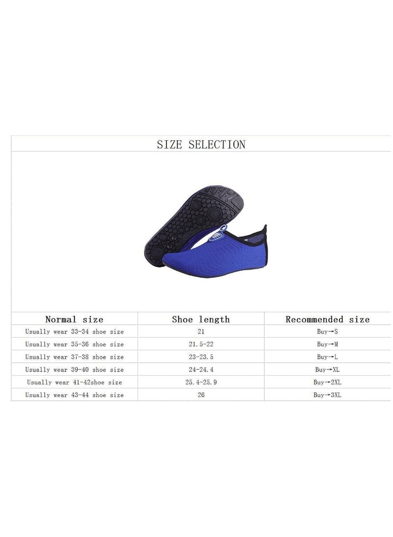 NIBEMINENT Women and Mens Beach Shoes，Water Shoes,Swimming and Water Games Shoe,Bare foot Quick Dry Aqua Shoes - Image 4
