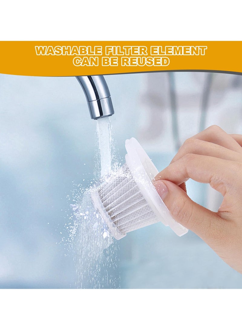 Bukela 4 in 1 Handheld Vacuum Cleaner, 16000Pa Power Suction Portable Vacuum Cleaner, 6000mAh Rechargeable Car Vacuum with 3 Speed & HEPA Filter, Cleaner for Car, Home Duster, Pet - Image 4