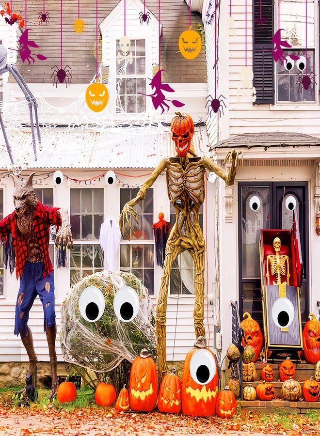 Fvcisshhu 2 Pcs 6 Inch Giant Wiggle Eyes,Large Googly Eye with Self Adhesive for DIY Crafts Ornaments,Halloween Christmas Decorations - Image 4