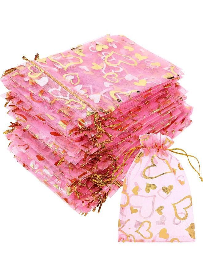 NIBEMINENT 50-Piece Multipurpose See Through Bags with Drawstring - Image 1