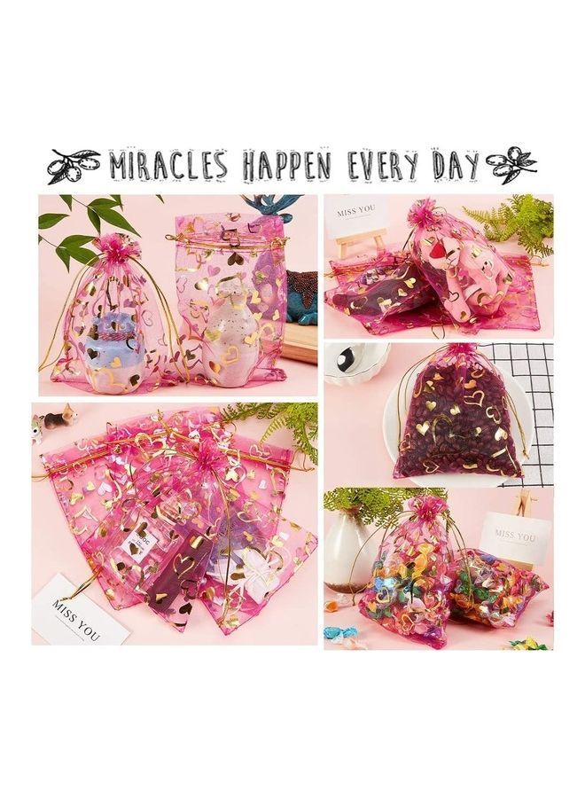 NIBEMINENT 50-Piece Multipurpose See Through Bags with Drawstring - Image 2