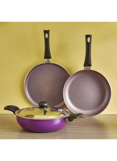 Wonderchef 4-Piece Non-Stick Cookware Set with Induction Bottom