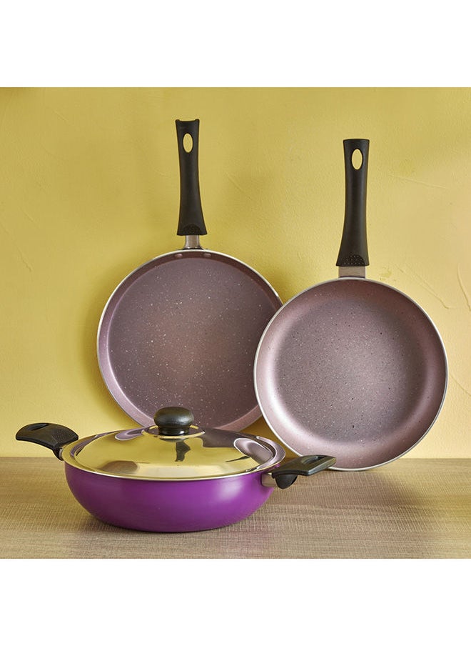 Wonderchef - Wonderchef 4-Piece Non-Stick Cookware Set with Induction Bottom - Image 1