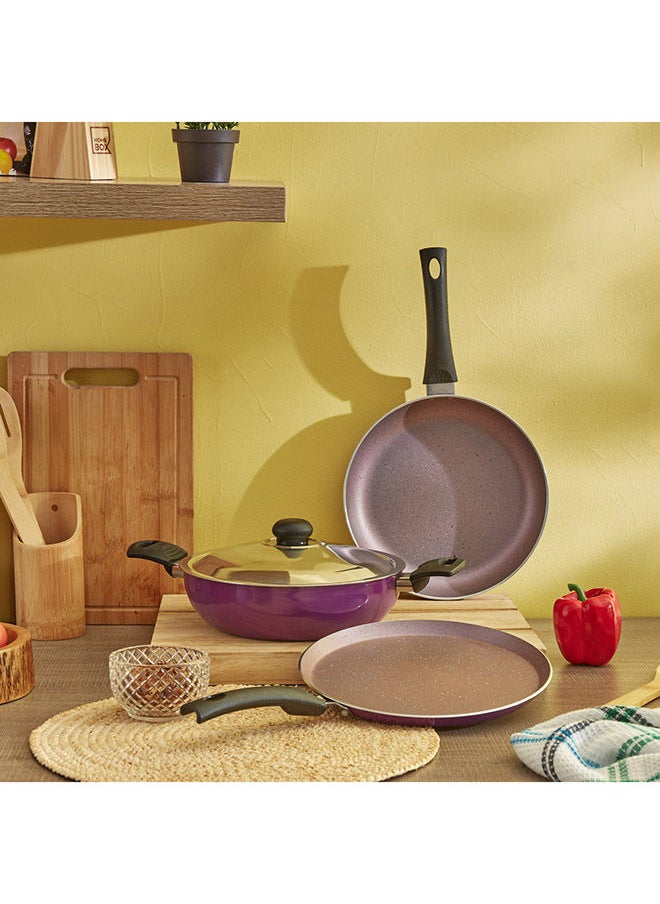 Wonderchef - Wonderchef 4-Piece Non-Stick Cookware Set with Induction Bottom - Image 1